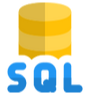 Logo do SQL em pixel art