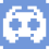 Logo do Discord em pixel art